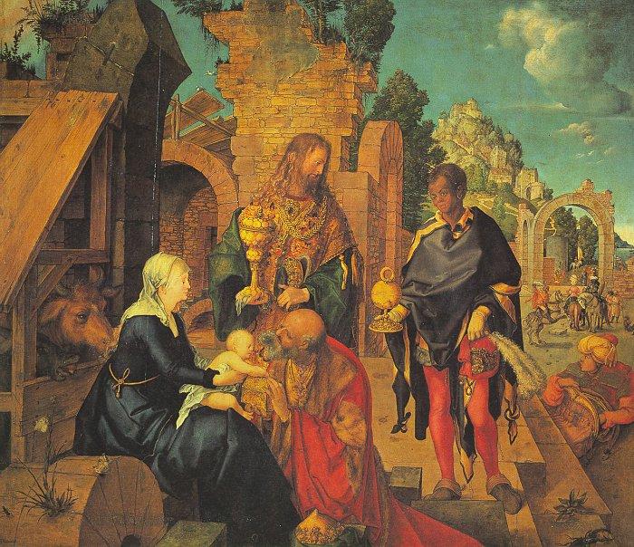 Albrecht Durer The Adoration of the Magi_z Germany oil painting art